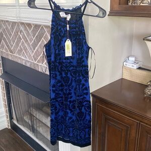 ❤️ M. S. S. P. Rosaria Velvet Accent Dress ❤️